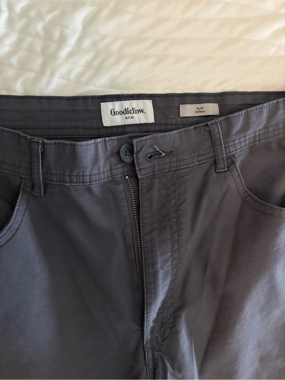 Goodfellow & Co Men’s Slim Dark Gray Chinos